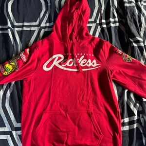 young and reckless hoodie , men’s small